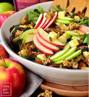 25 Best Fall Salads 26 Apple Orchard Salad with Maple Dijon Vinaigrette iowagirleats 01 srgb