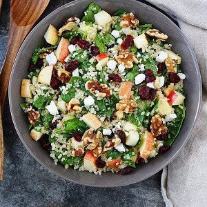 25 Best Fall Salads 24 Apple Walnut Quinoa Salad 1