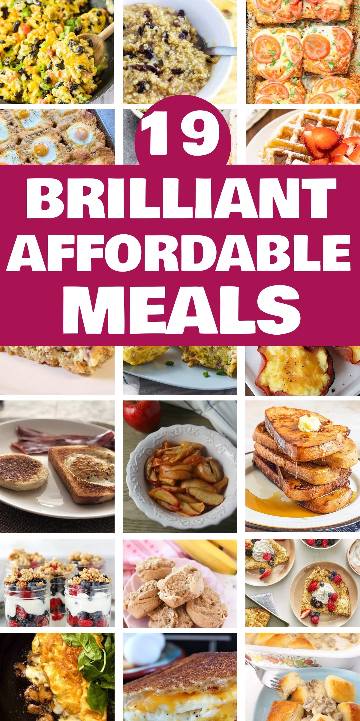 19 Super Affordable Meals