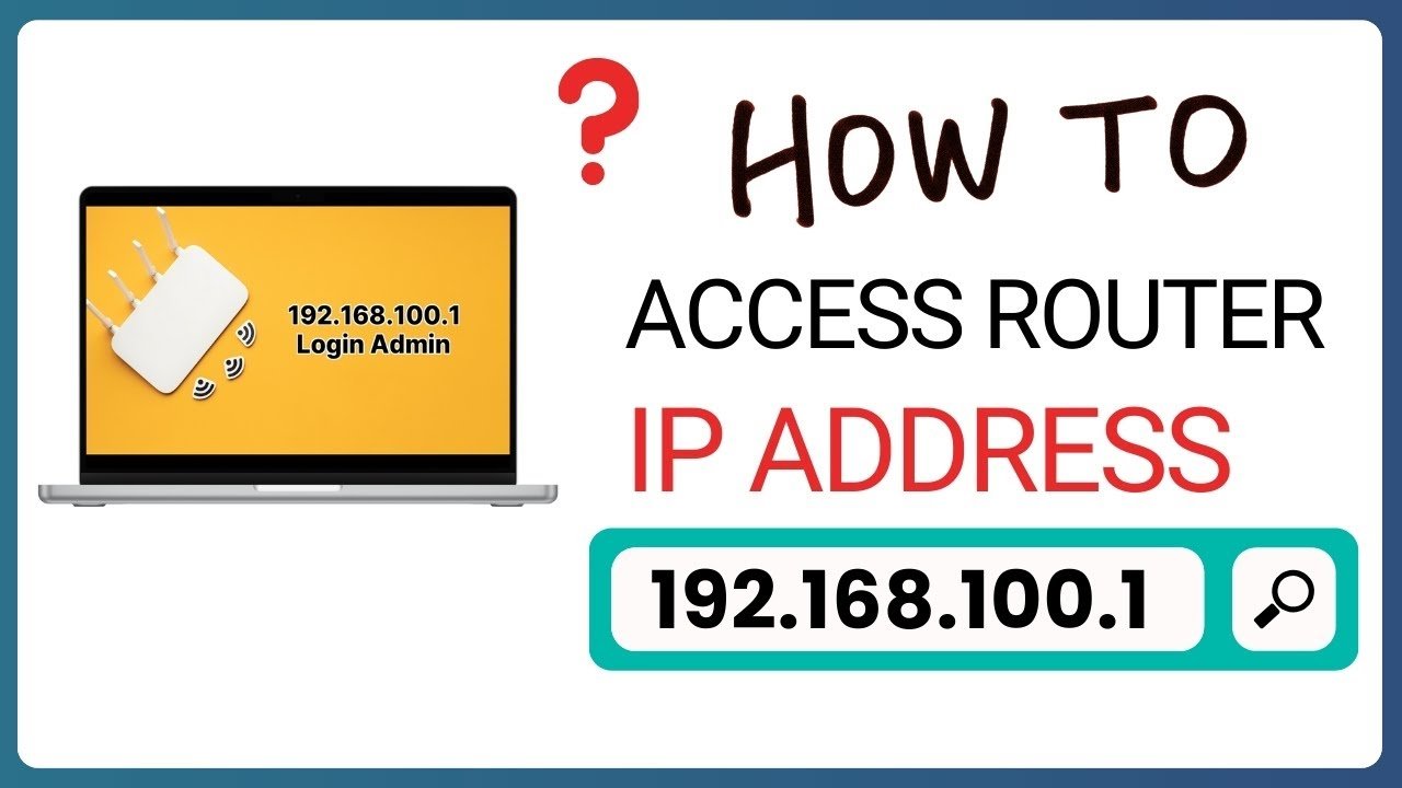 192.168.100.1 – Login Admin 5